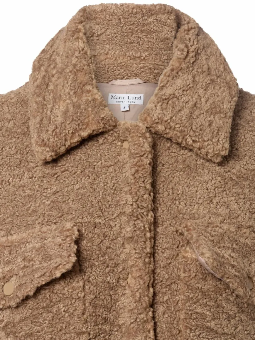 Marie Lund Jacken & Westen*Damen Teddyjacke melange uni