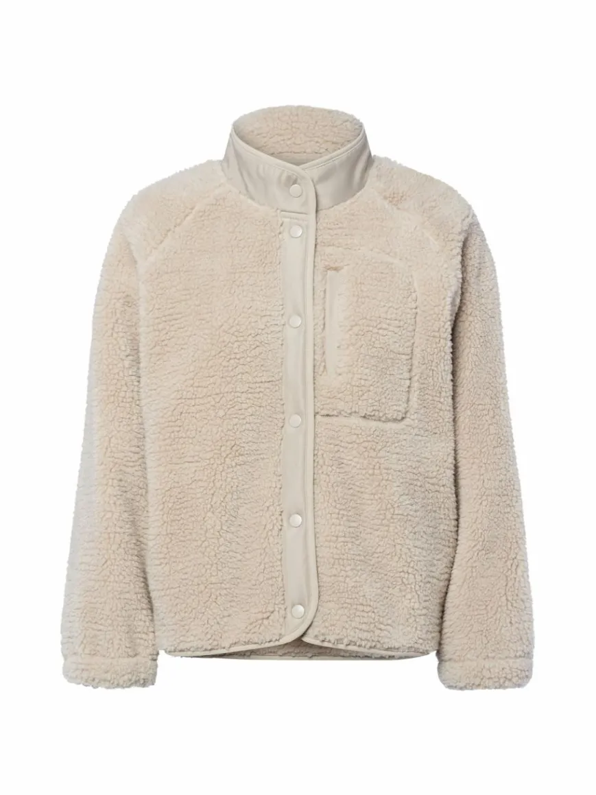 Marie Lund Jacken & Westen*Damen Teddyjacke beige uni