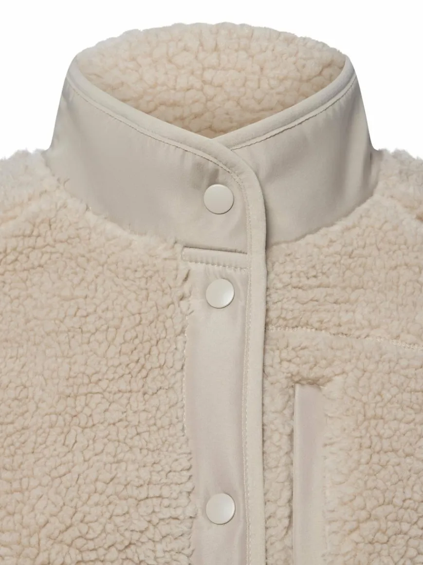 Marie Lund Jacken & Westen*Damen Teddyjacke beige uni
