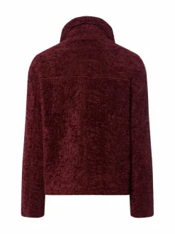 Marie Lund Jacken & Westen*Damen Teddyjacke bordeaux uni