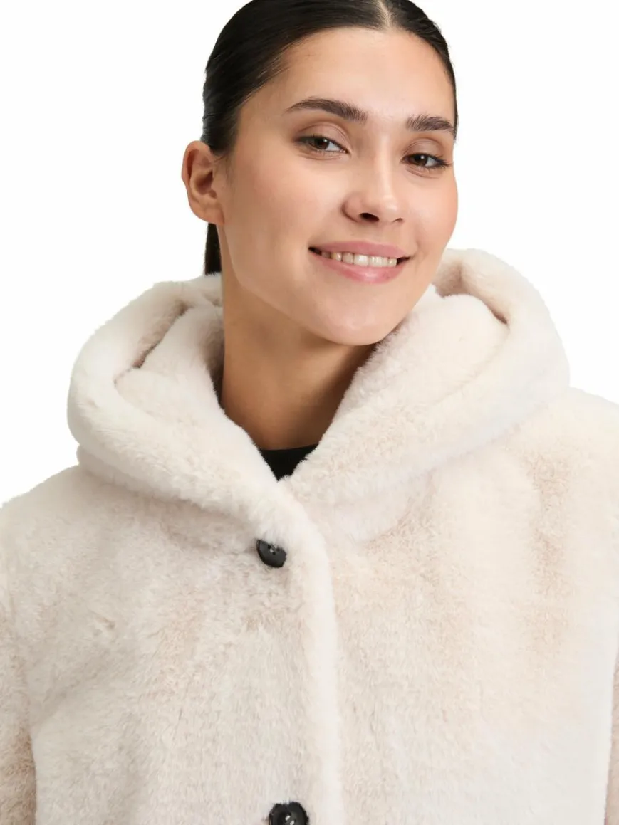 Betty Barclay Jacken & Westen*Damen Teddy-Jacke ecru uni