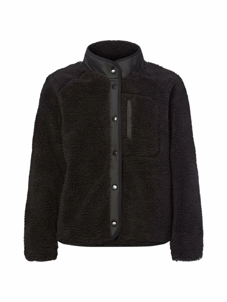 Marie Lund Jacken & Westen*Damen Teddyjacke schoko uni