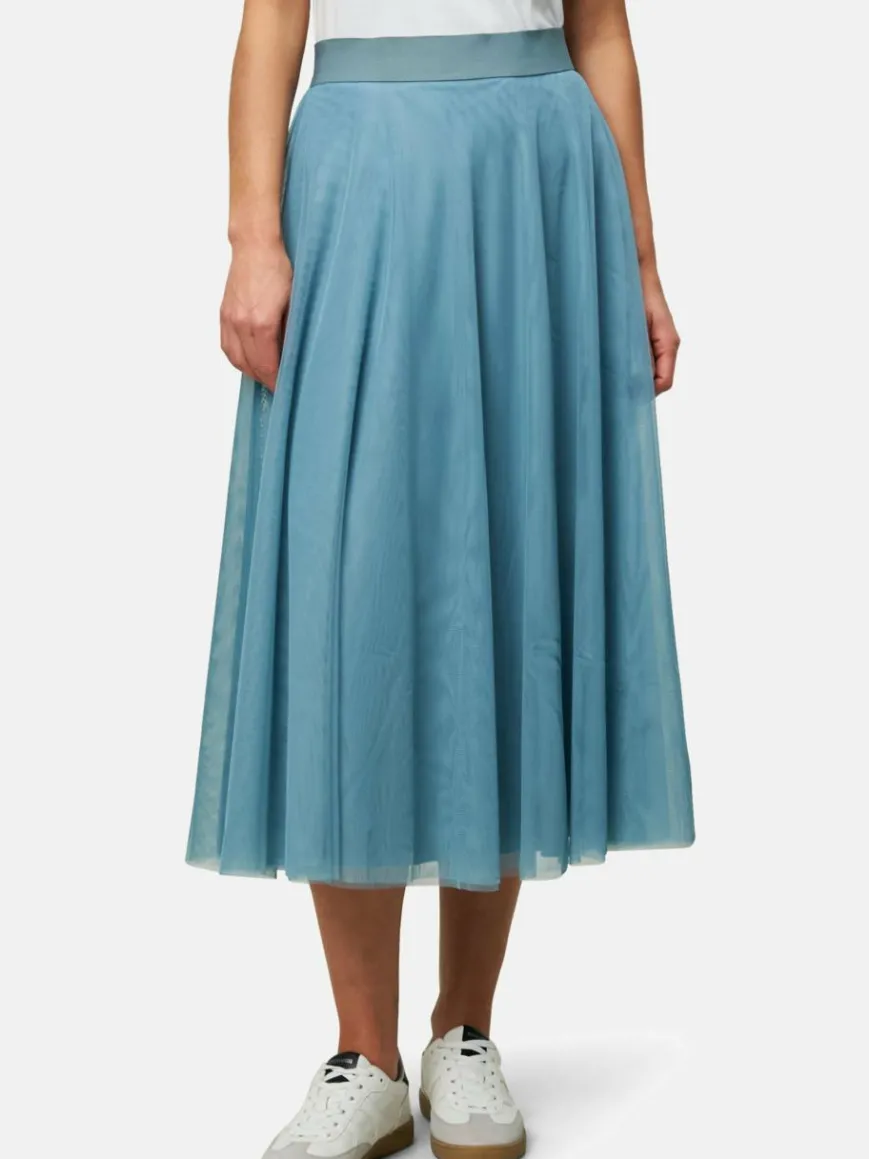 zero Röcke*Damen Tüllrock hellblau blau uni