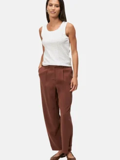 zero Shirts & Tops*Damen Top beige weiß uni