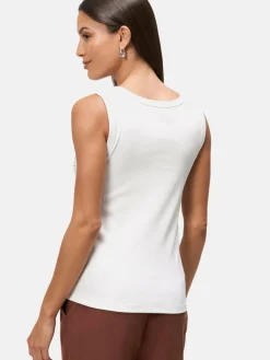 zero Shirts & Tops*Damen Top beige weiß uni