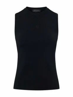 Armani Exchange Shirts & Tops*Damen Top schwarz uni