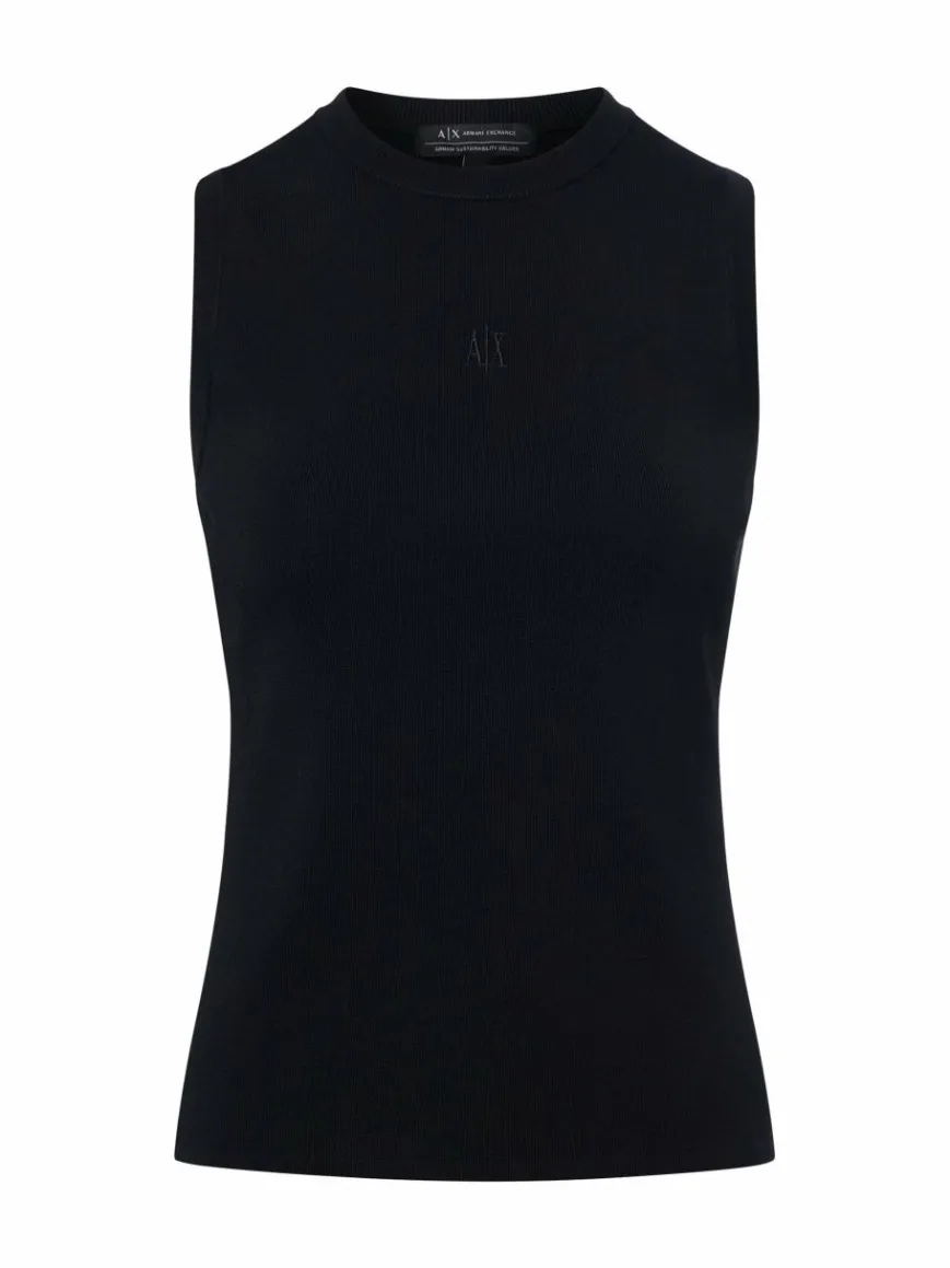Armani Exchange Shirts & Tops*Damen Top schwarz uni