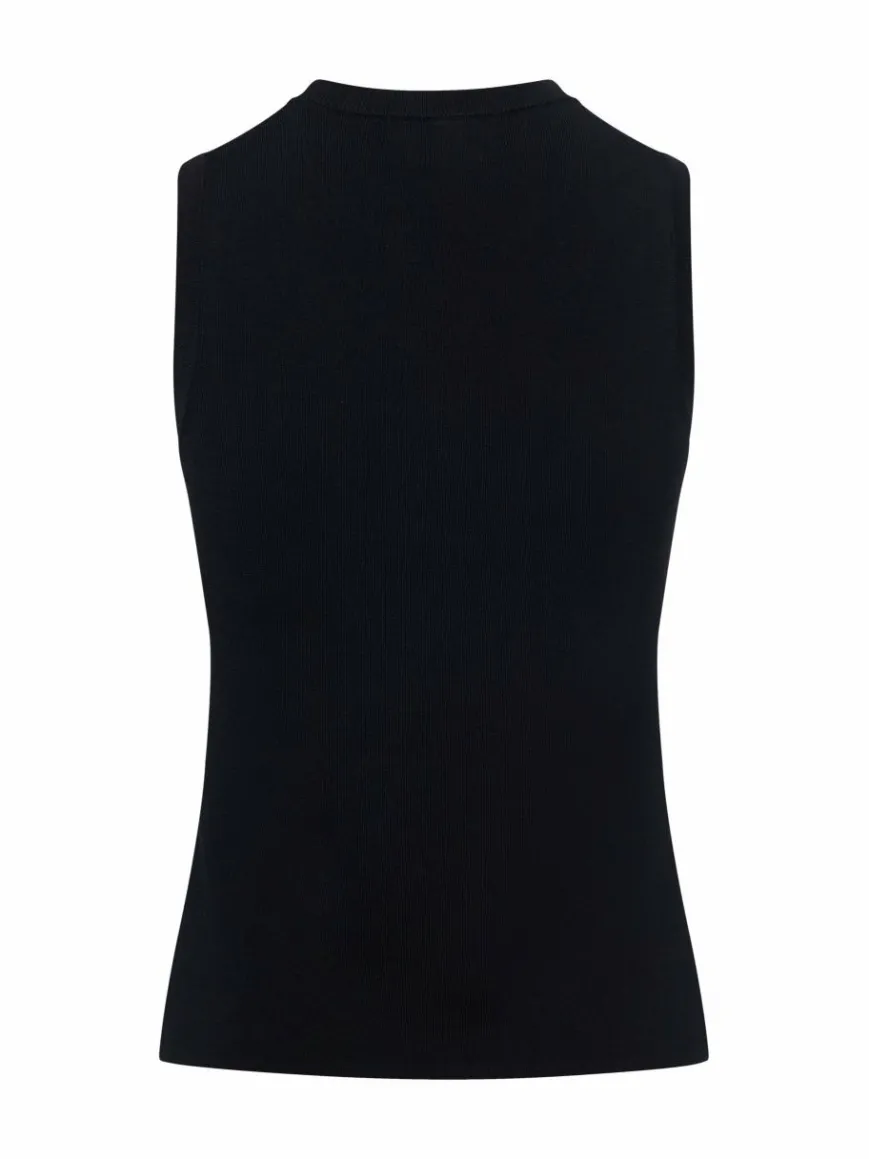 Armani Exchange Shirts & Tops*Damen Top schwarz uni