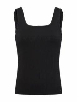 Tommy Hilfiger Shirts & Tops*Damen Top schwarz uni