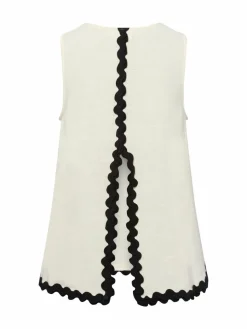 Vila Shirts & Tops*Damen Top - VIManda beige meliert