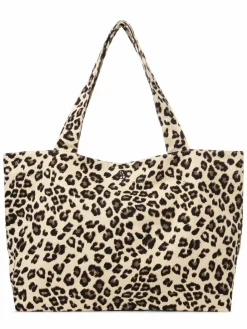 Msch Copenhagen Taschen & Rucksäcke*Damen Tote Bag - MSCHSage beige schwarz gemustert