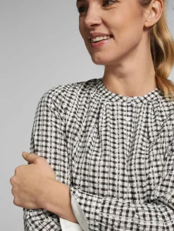 Spieth & Wenksy Blusen*Damen Trachtenbluse - Angela beige kariert