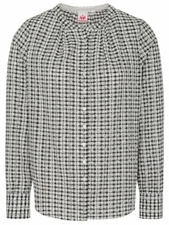 Spieth & Wenksy Blusen*Damen Trachtenbluse - Angela beige kariert