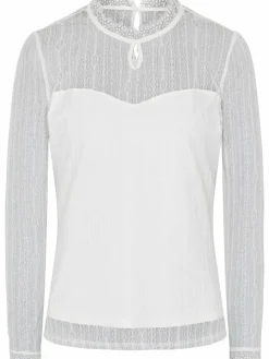 Spieth & Wenksy Blusen*Damen Trachtenbluse - Pelly weiß uni