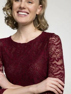 Spieth & Wenksy Blusen*Damen Trachtenblusen - Alheim rot uni