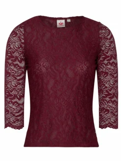 Spieth & Wenksy Blusen*Damen Trachtenblusen - Alheim rot uni