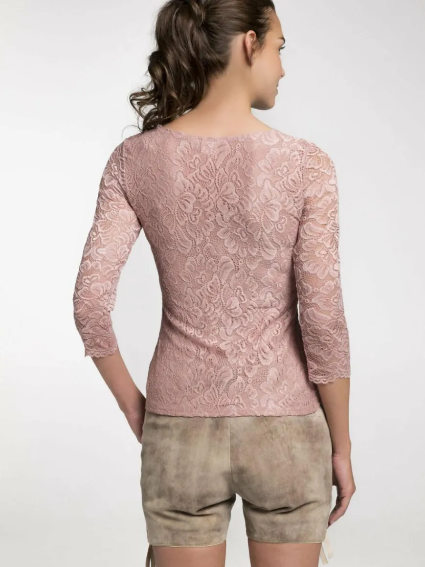 Spieth & Wenksy Blusen*Damen Trachtenblusen - Alheim rosa uni