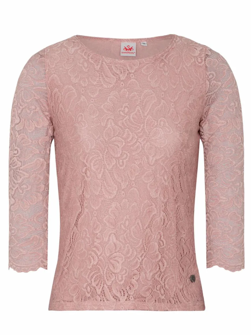 Spieth & Wenksy Blusen*Damen Trachtenblusen - Alheim rosa uni