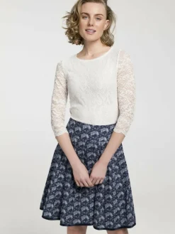 Spieth & Wenksy Blusen*Damen Trachtenblusen - Alheim weiß uni