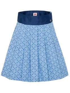 Spieth & Wenksy Röcke*Damen Trachtenrock - Alexandra blau gemustert