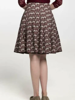 Spieth & Wenksy Röcke*Damen Trachtenrock - Blanchette lila bedruckt