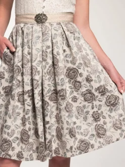 Spieth & Wenksy Röcke*Damen Trachtenrock - Gwyneth ecru gemustert