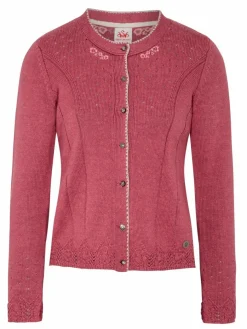 Spieth & Wenksy Pullover & Strickjacken*Damen Trachtenstrickjacke - Arianna fuchsia uni