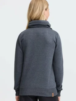 OXMO Sweatshirts & Sweatjacken*Damen Trainingsjacke - OXMILLE blau uni