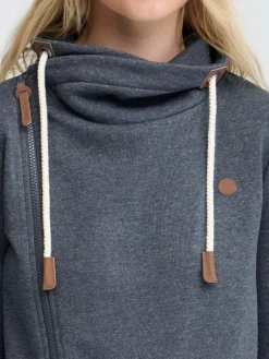 OXMO Sweatshirts & Sweatjacken*Damen Trainingsjacke - OXMILLE blau uni