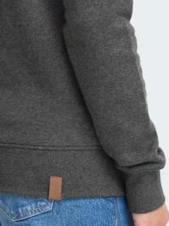 OXMO Sweatshirts & Sweatjacken*Damen Trainingsjacke - OXMILLE grau uni