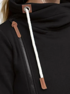 OXMO Sweatshirts & Sweatjacken*Damen Trainingsjacke - OXMILLE schwarz uni