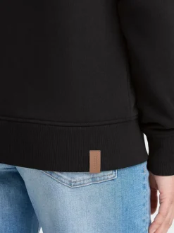 OXMO Sweatshirts & Sweatjacken*Damen Trainingsjacke - OXMILLE schwarz uni