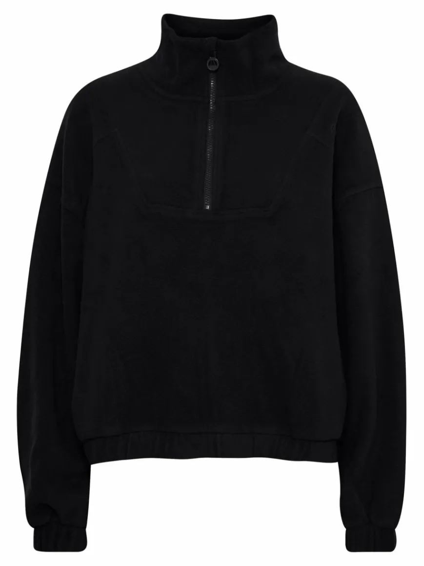 North Bend Sweatshirts & Sweatjacken*Damen Troyer schwarz uni