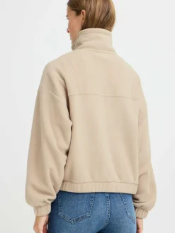 North Bend Sweatshirts & Sweatjacken*Damen Troyer beige uni