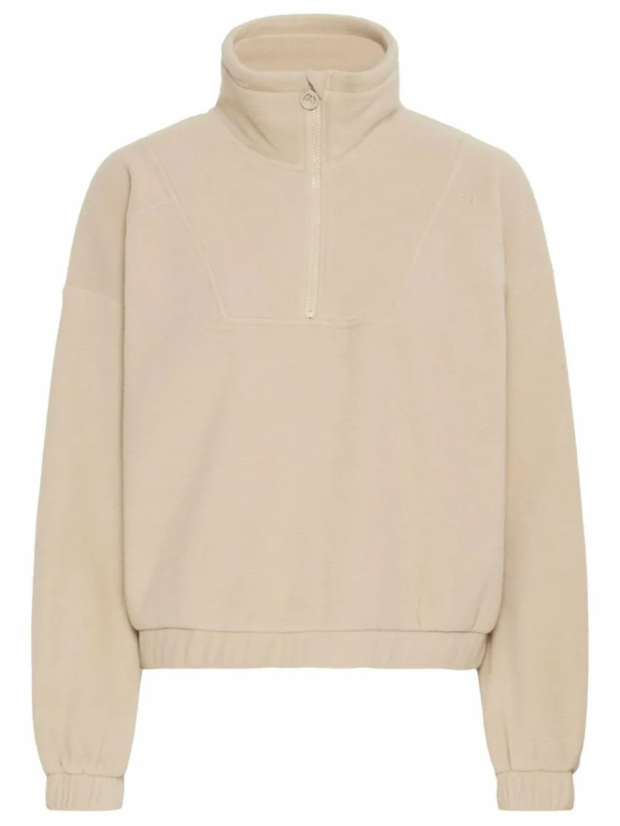 North Bend Sweatshirts & Sweatjacken*Damen Troyer beige uni