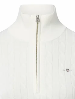 Gant Pullover & Strickjacken*Damen Troyer ecru strukturiert