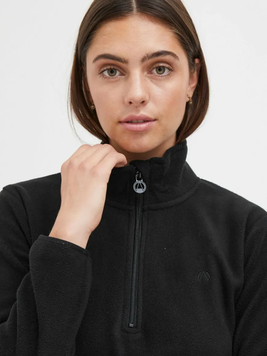 North Bend Sweatshirts & Sweatjacken*Damen Troyer - NBConni schwarz uni