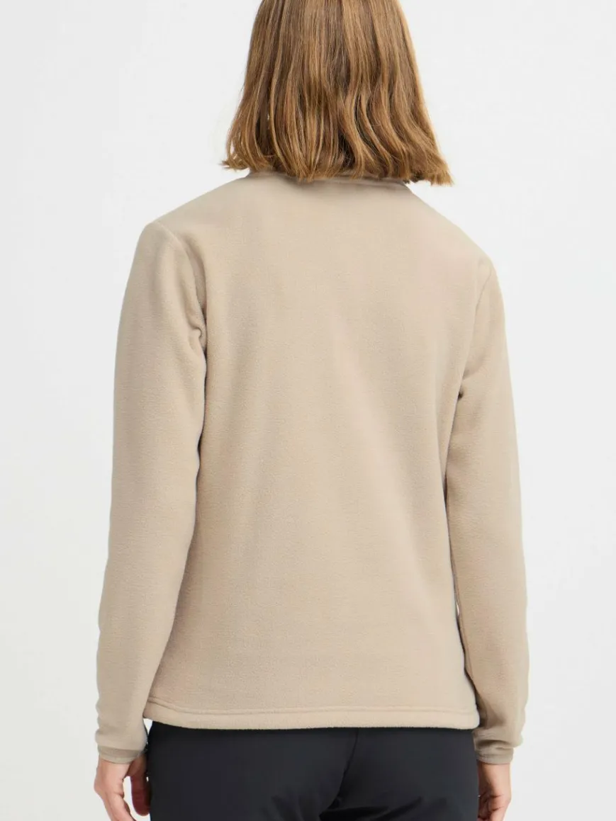 North Bend Sweatshirts & Sweatjacken*Damen Troyer - NBConni beige uni