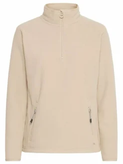 North Bend Sweatshirts & Sweatjacken*Damen Troyer - NBConni beige uni