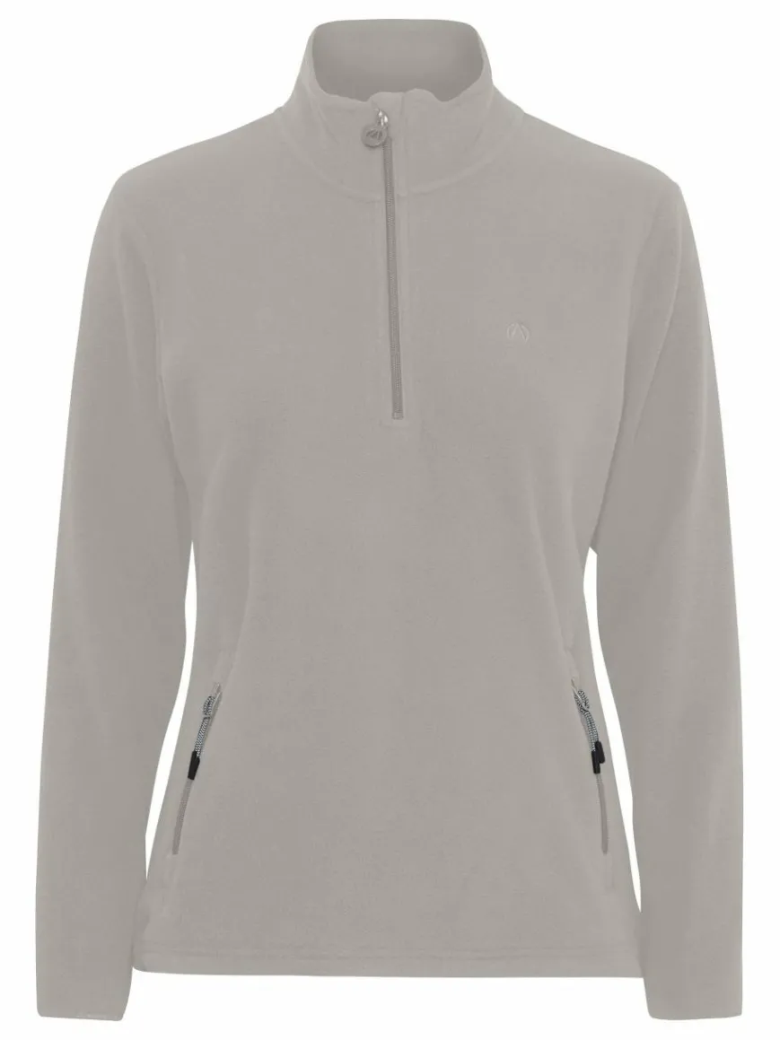 North Bend Sweatshirts & Sweatjacken*Damen Troyer - NBConni grau uni