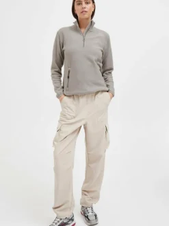 North Bend Sweatshirts & Sweatjacken*Damen Troyer - NBConni grau uni