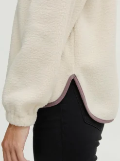 OXMO Sweatshirts & Sweatjacken*Damen Troyer - OXPiala beige gemustert