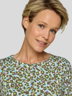 RABE Shirts & Tops*Damen T-Shirt grün gemustert