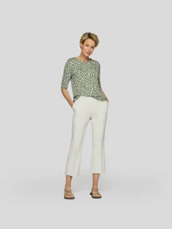 RABE Shirts & Tops*Damen T-Shirt grün gemustert