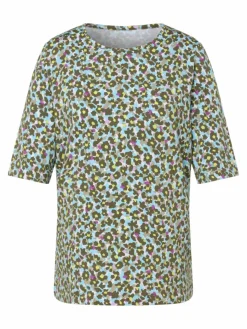 RABE Shirts & Tops*Damen T-Shirt grün gemustert