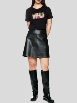 Marc Cain Shirts & Tops*Damen T-Shirt schwarz bedruckt