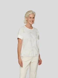 RABE Shirts & Tops*Damen T-Shirt beige uni