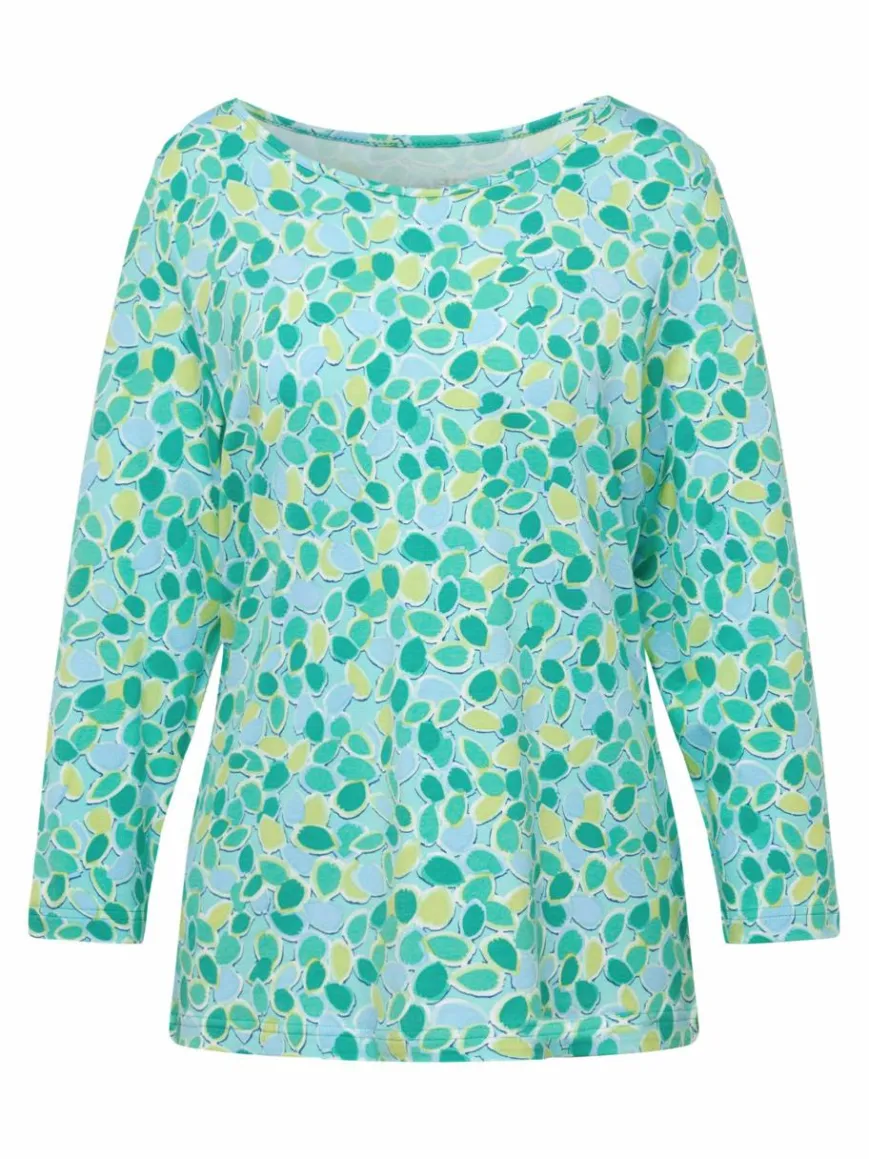 RABE Shirts & Tops*Damen T-Shirt grün gemustert