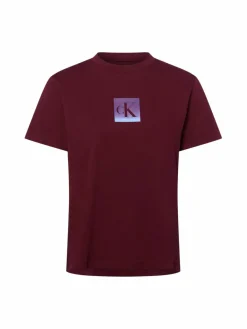 Calvin Klein Jeans Shirts & Tops*Damen T-Shirt bordeaux bedruckt