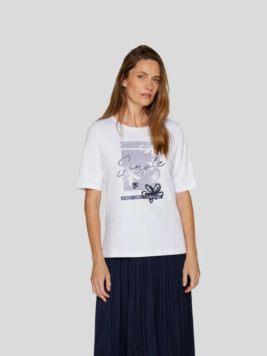 RABE Shirts & Tops*Damen T-Shirt weiß uni